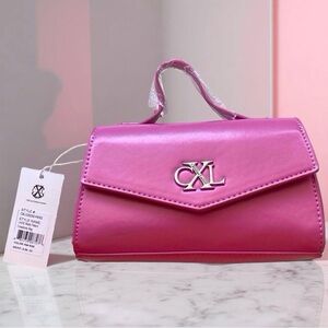CXL by Christian Lacroix Laine Matte Patent Crossbody Pink NWT Barbiecore